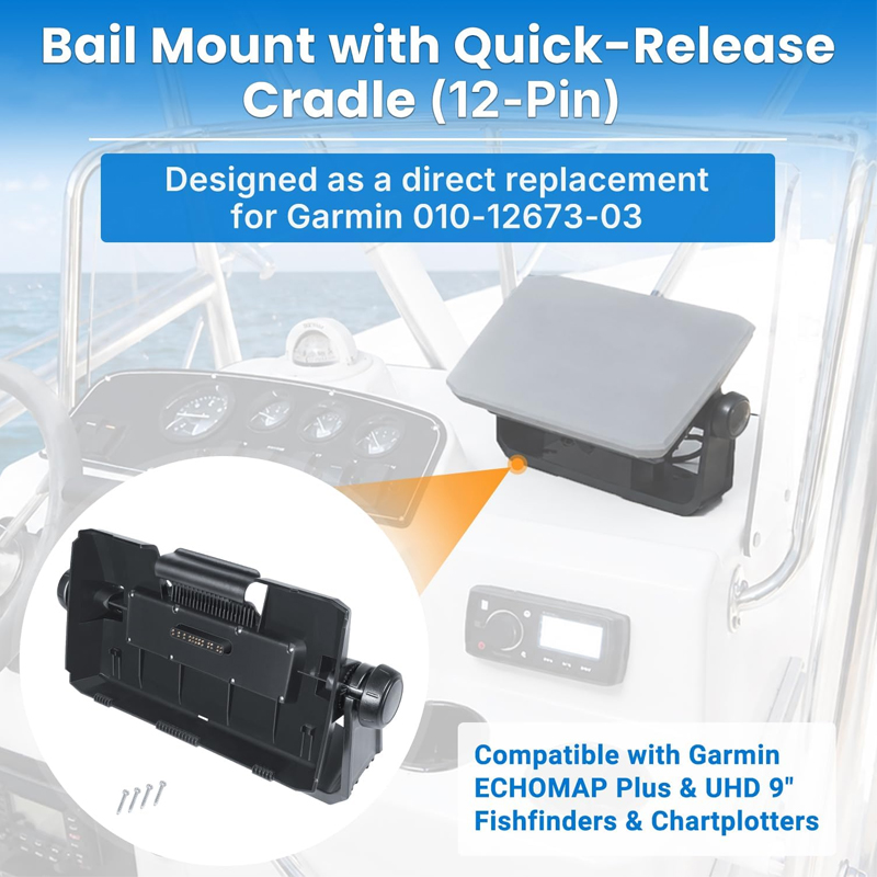 Bail Mount with Quick-Release  - огляд і ціна Fish Finder Mount