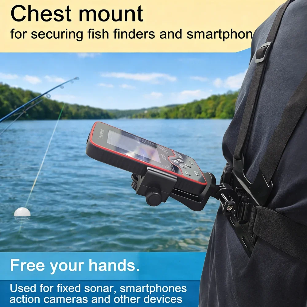 Chest Mount Fish Finder Holder - огляд і ціна Fish Finder Mount